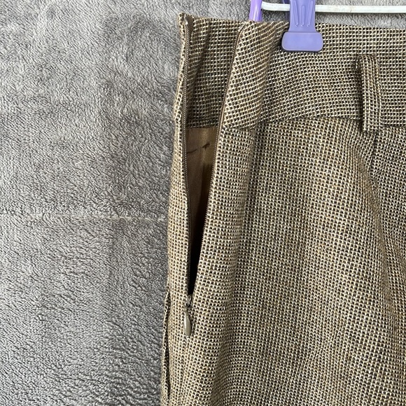 Adrienne Vittadini Women's Tweed Straight Leg Trousers Pants Pockets Lined FLAW - Picture 5 of 12